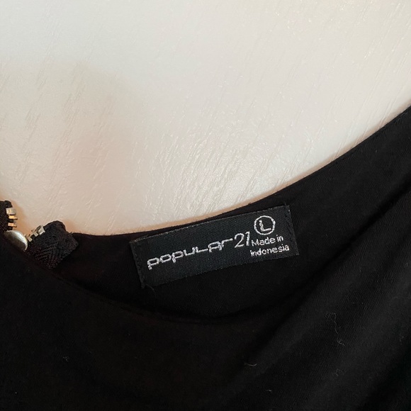 Black midi dress - Picture 2 of 3